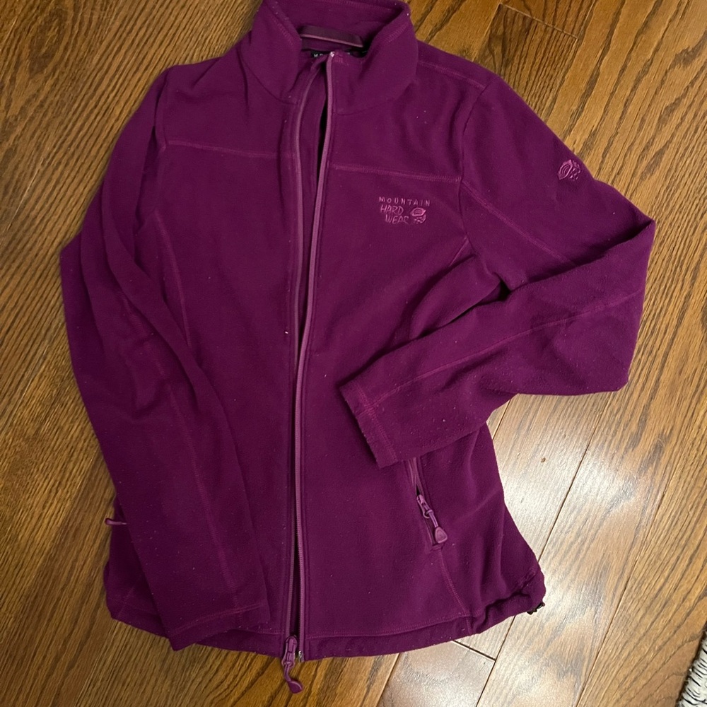 Mountain Hardwear Women's Purple fleece zip up